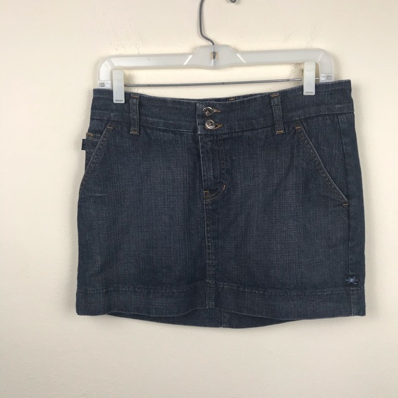 Blu Jeanious Denim Mini Skirt 4 - Picture 1 of 3